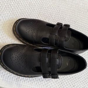 Dr. Martens Mary Janes - Black Virginia Size 8
